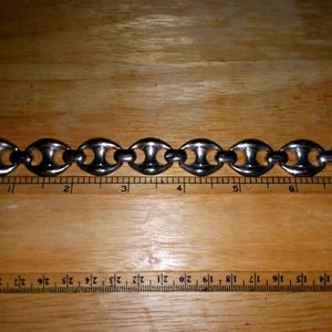 COPY - Vintage Sterling Silver Large Link Bracelet Unisex